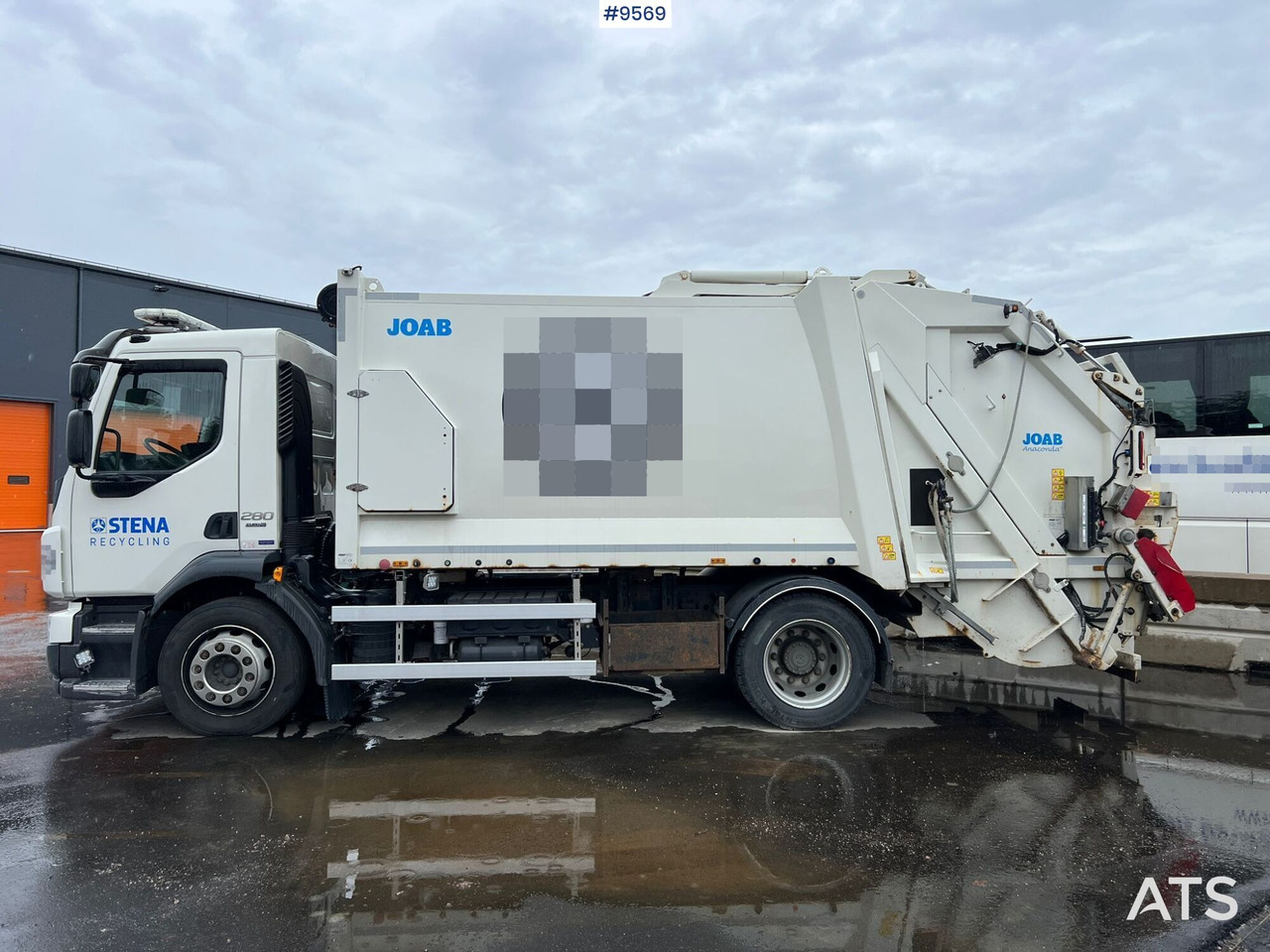 Απορριμματοφόρο Volvo FL 42 R Garbage truck (VIDEO): φωτογραφία 13