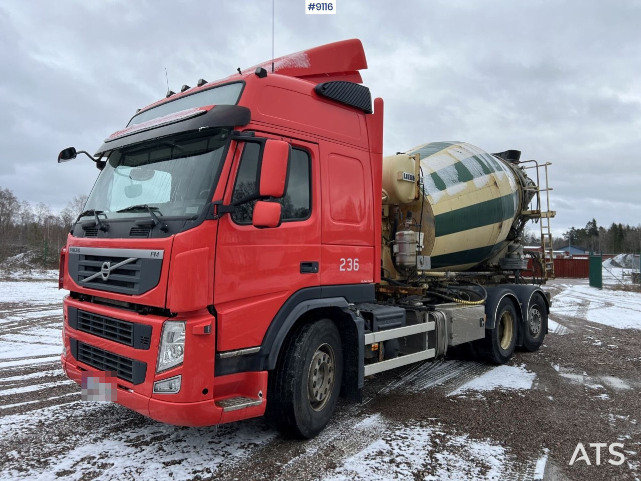 Volvo FM 6X2 Quick lock with concrete rotator (VIDEO) - Μπετονιέρα φορτηγό: φωτογραφία 1 Volvo FM 6X2 Quick lock with concrete rotator (VIDEO) - Μπετονιέρα φορτηγό: φωτογραφία 1
