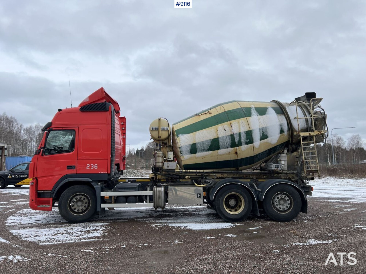 Volvo FM 6X2 Quick lock with concrete rotator (VIDEO) - Μπετονιέρα φορτηγό: φωτογραφία 3 Volvo FM 6X2 Quick lock with concrete rotator (VIDEO) - Μπετονιέρα φορτηγό: φωτογραφία 3
