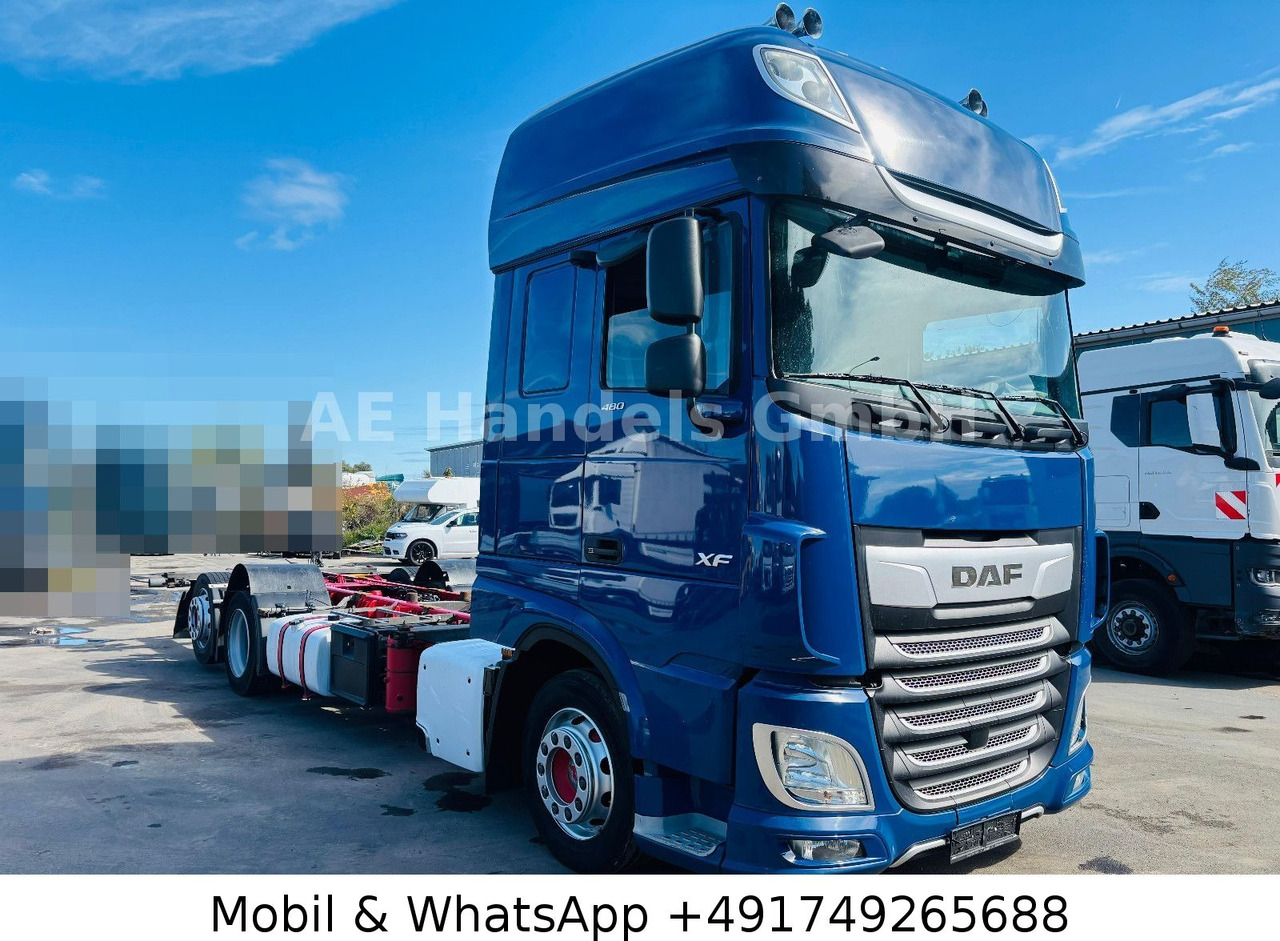 DAF XF 480 SSC LL BDF *Retarder/Lenk+Lift/ACC/2xTank - Φορτηγό μεταφοράς εμπορευματοκιβωτίων/ Κινητό αμάξωμα: φωτογραφία 1 DAF XF 480 SSC LL BDF *Retarder/Lenk+Lift/ACC/2xTank - Φορτηγό μεταφοράς εμπορευματοκιβωτίων/ Κινητό αμάξωμα: φωτογραφία 1