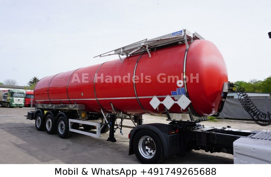 Feldbinder TSA 32.3 Aluminium Bitumen*ADR/32.000Ltr./3-Axle - Επικαθήμενο βυτίο: φωτογραφία 1 Feldbinder TSA 32.3 Aluminium Bitumen*ADR/32.000Ltr./3-Axle - Επικαθήμενο βυτίο: φωτογραφία 1