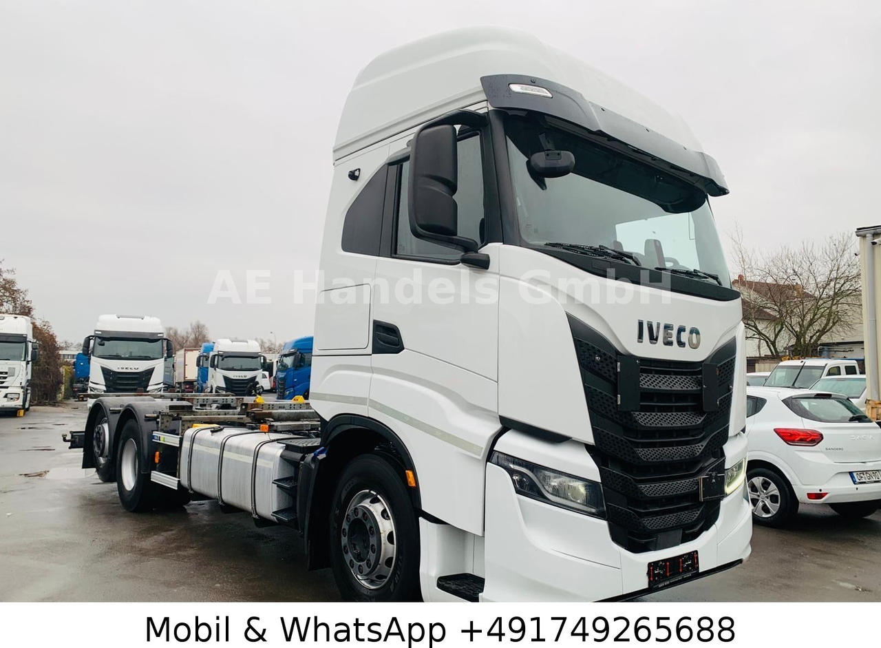 Iveco S-WAY 510 AS LL 6x2 BDF *Retarder/2xTank/AHK/ACC - Φορτηγό μεταφοράς εμπορευματοκιβωτίων/ Κινητό αμάξωμα: φωτογραφία 1 Iveco S-WAY 510 AS LL 6x2 BDF *Retarder/2xTank/AHK/ACC - Φορτηγό μεταφοράς εμπορευματοκιβωτίων/ Κινητό αμάξωμα: φωτογραφία 1