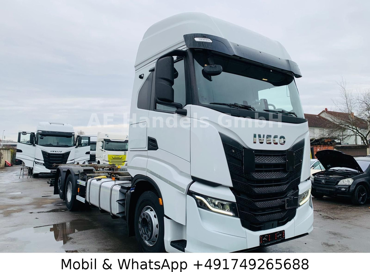 Iveco S-WAY 510 AS LL 6x2 BDF *Retarder/2xTank/AHK/ACC - Φορτηγό μεταφοράς εμπορευματοκιβωτίων/ Κινητό αμάξωμα: φωτογραφία 1 Iveco S-WAY 510 AS LL 6x2 BDF *Retarder/2xTank/AHK/ACC - Φορτηγό μεταφοράς εμπορευματοκιβωτίων/ Κινητό αμάξωμα: φωτογραφία 1