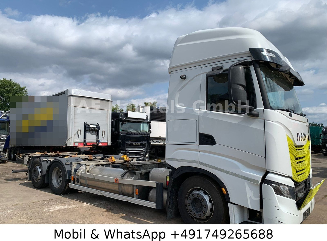 Iveco S-Way 460 LNG BDF 6x2 *Retarder/Lenk+Lift/AHK - Φορτηγό μεταφοράς εμπορευματοκιβωτίων/ Κινητό αμάξωμα: φωτογραφία 2 Iveco S-Way 460 LNG BDF 6x2 *Retarder/Lenk+Lift/AHK - Φορτηγό μεταφοράς εμπορευματοκιβωτίων/ Κινητό αμάξωμα: φωτογραφία 2