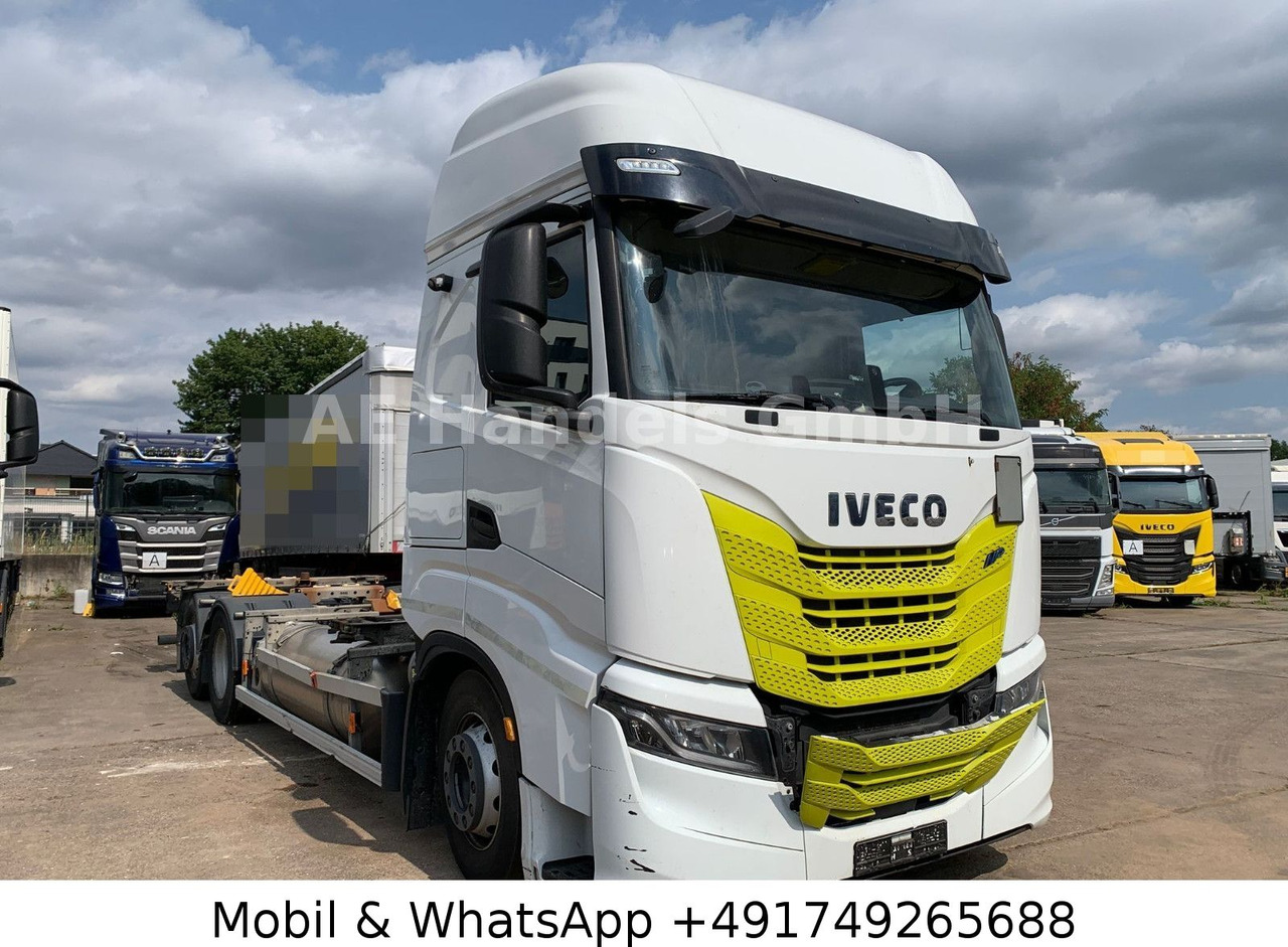 Iveco S-Way 460 LNG BDF 6x2 *Retarder/Lenk+Lift/AHK - Φορτηγό μεταφοράς εμπορευματοκιβωτίων/ Κινητό αμάξωμα: φωτογραφία 1 Iveco S-Way 460 LNG BDF 6x2 *Retarder/Lenk+Lift/AHK - Φορτηγό μεταφοράς εμπορευματοκιβωτίων/ Κινητό αμάξωμα: φωτογραφία 1