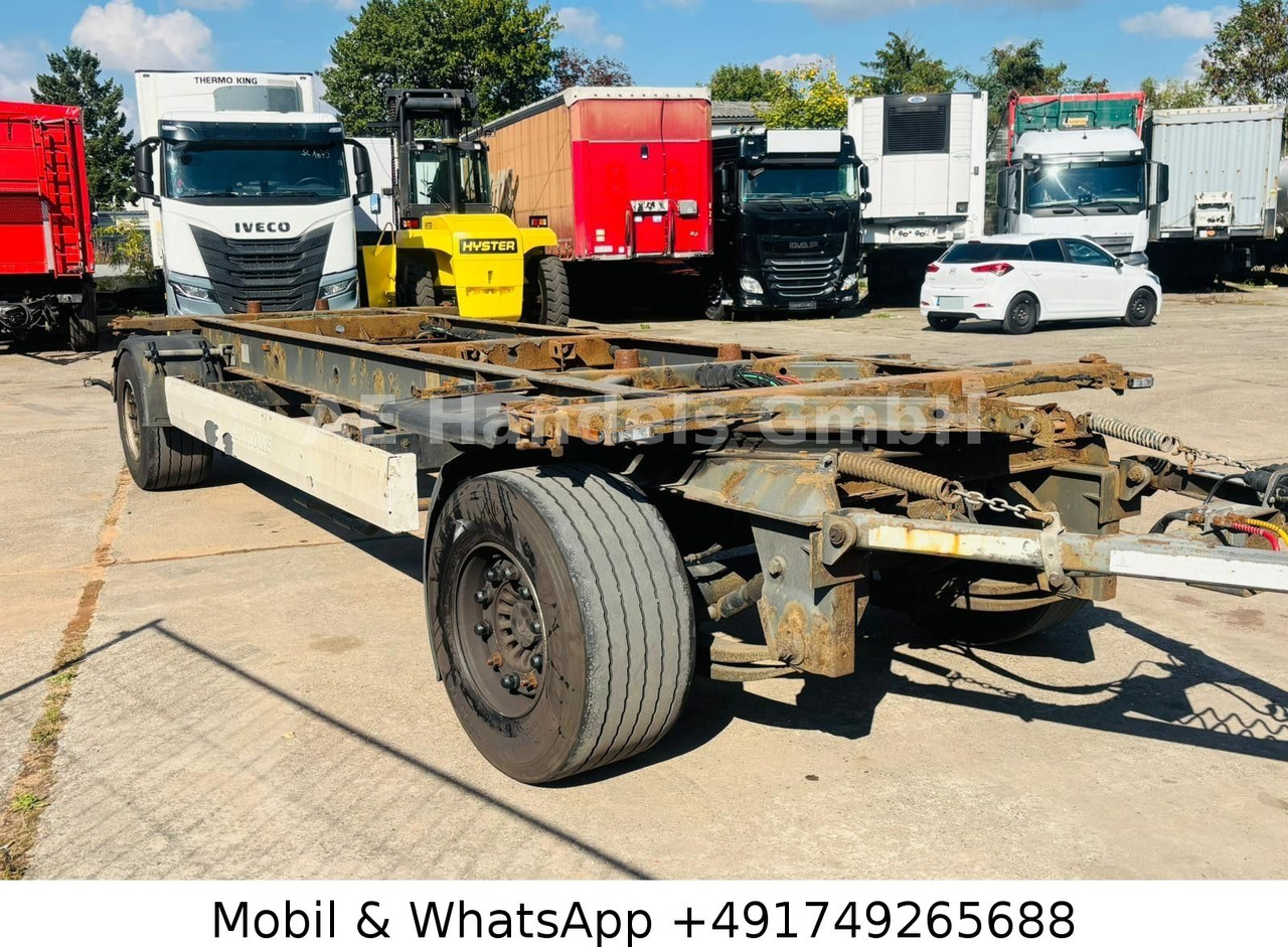 Krone AZW 18 BDF Drehschermel*Scheibenbremsen/VollLuft - Ρυμούλκα σασί: φωτογραφία 1 Krone AZW 18 BDF Drehschermel*Scheibenbremsen/VollLuft - Ρυμούλκα σασί: φωτογραφία 1