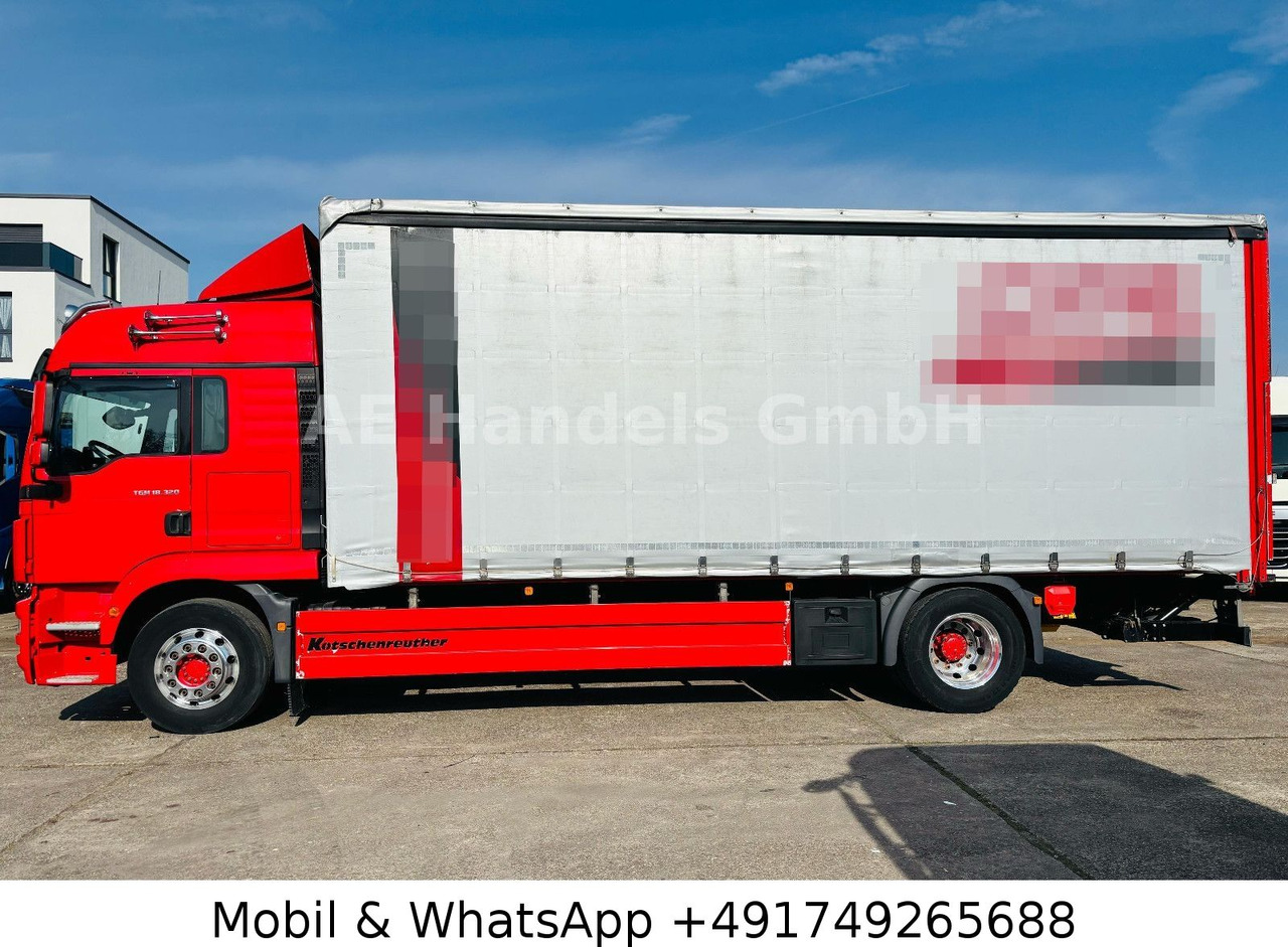 MAN TGM 18.320 BL LX * Edscha/Tautliner/LBW/Kamera - Φορτηγό μουσαμάς: φωτογραφία 2 MAN TGM 18.320 BL LX * Edscha/Tautliner/LBW/Kamera - Φορτηγό μουσαμάς: φωτογραφία 2