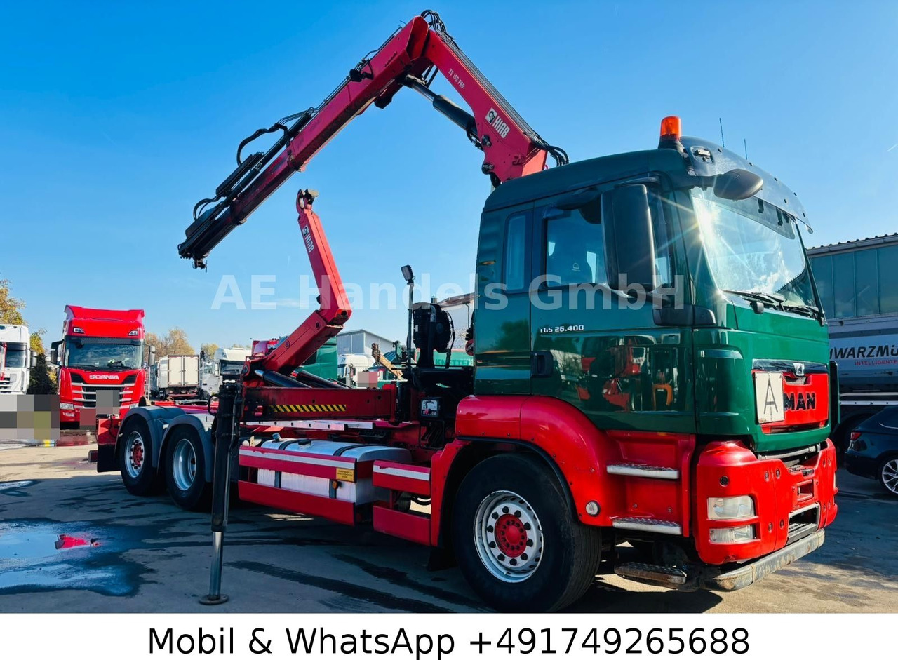 MAN TGS 26.400 6x2 Hiab XR21/HiabSpace3000 *Retarder - Φορτηγό φόρτωσης γάντζου, Φορτηγό με γερανό: φωτογραφία 2 MAN TGS 26.400 6x2 Hiab XR21/HiabSpace3000 *Retarder - Φορτηγό φόρτωσης γάντζου, Φορτηγό με γερανό: φωτογραφία 2