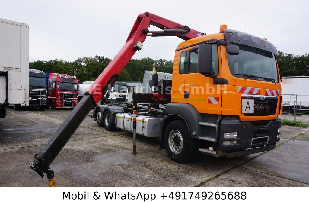 MAN TGS 26.400 BL *Hyva-20.60S/HMF-1444-22/Lenk+Lift MAN TGS 26.400 BL *Hyva-20.60S/HMF-1444-22/Lenk+Lift - Φορτηγό φόρτωσης γάντζου, Φορτηγό με γερανό: φωτογραφία 1 MAN TGS 26.400 BL *Hyva-20.60S/HMF-1444-22/Lenk+Lift MAN TGS 26.400 BL *Hyva-20.60S/HMF-1444-22/Lenk+Lift - Φορτηγό φόρτωσης γάντζου, Φορτηγό με γερανό: φωτογραφία 1
