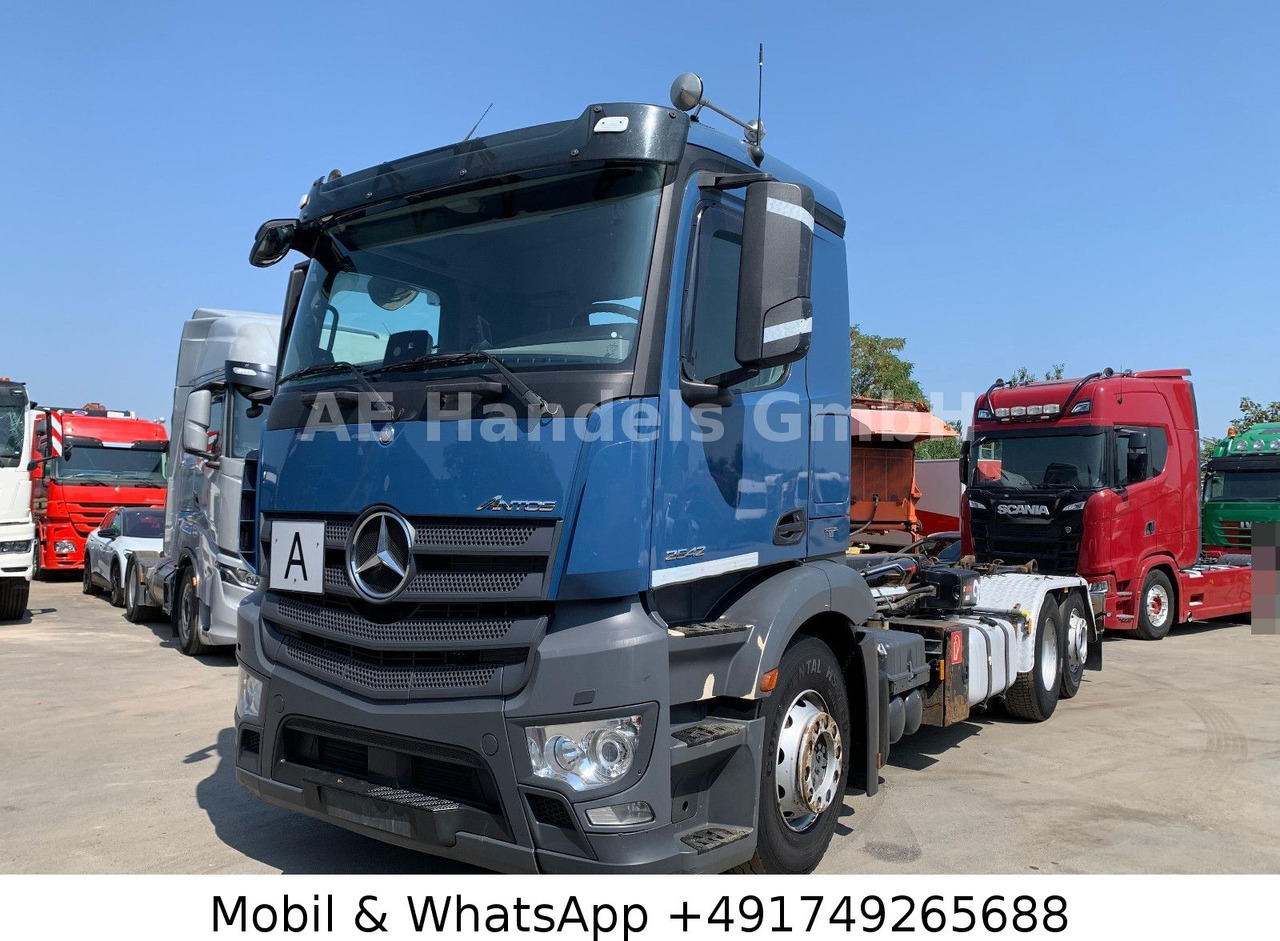 Mercedes-Benz Antos 2542 M LL *Retarder/Hiab-XR21S56/Lenk+Lift - Φορτηγό φόρτωσης γάντζου, Φορτηγό με γερανό: φωτογραφία 1 Mercedes-Benz Antos 2542 M LL *Retarder/Hiab-XR21S56/Lenk+Lift - Φορτηγό φόρτωσης γάντζου, Φορτηγό με γερανό: φωτογραφία 1