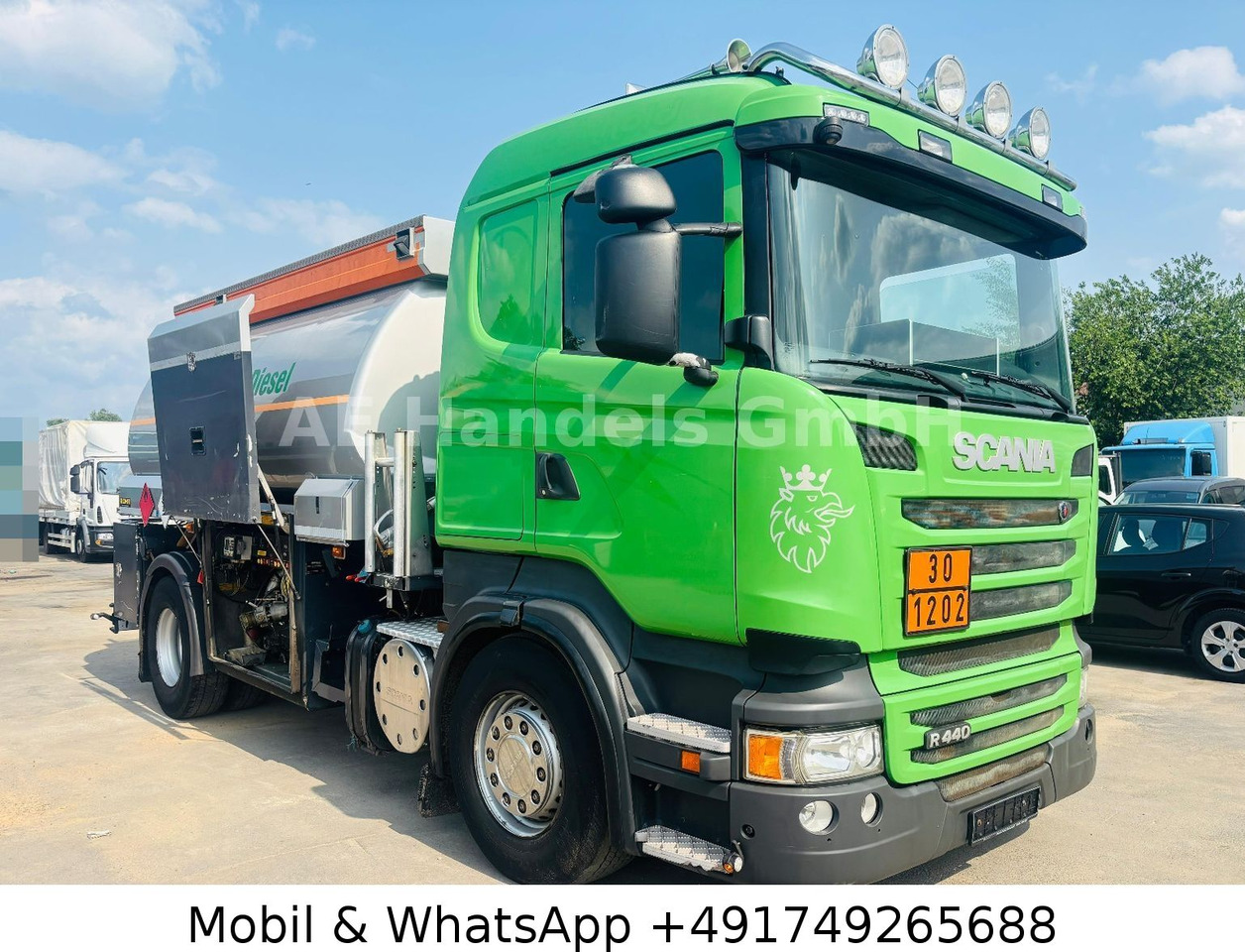 Scania R440 Rohr *Retarder/Oben-Unten/2-Kammern/14m³ - Φορτηγό βυτιοφόρο: φωτογραφία 1 Scania R440 Rohr *Retarder/Oben-Unten/2-Kammern/14m³ - Φορτηγό βυτιοφόρο: φωτογραφία 1