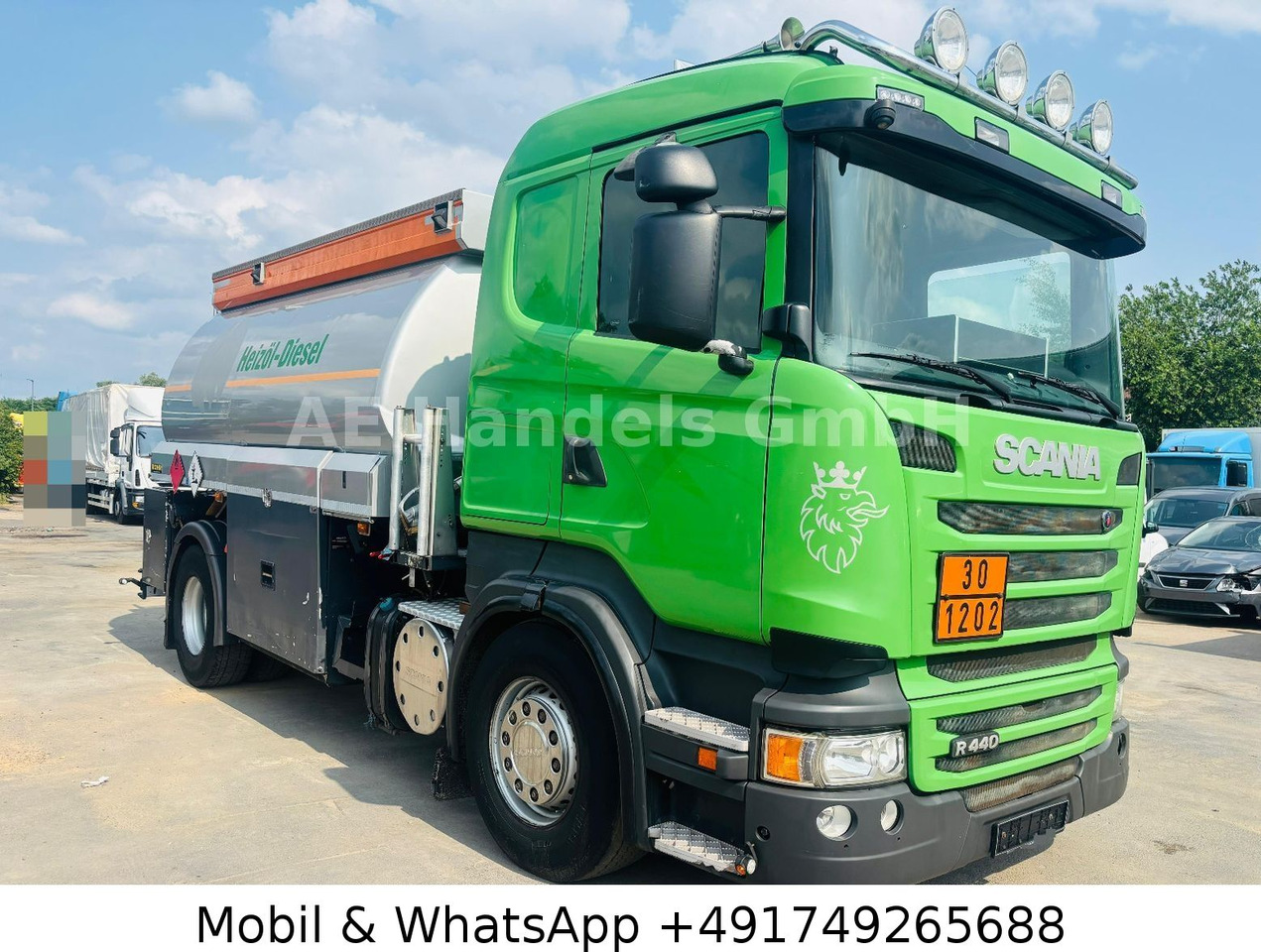 Scania R440 Rohr *Retarder/Oben-Unten/2-Kammern/14m³ - Φορτηγό βυτιοφόρο: φωτογραφία 2 Scania R440 Rohr *Retarder/Oben-Unten/2-Kammern/14m³ - Φορτηγό βυτιοφόρο: φωτογραφία 2