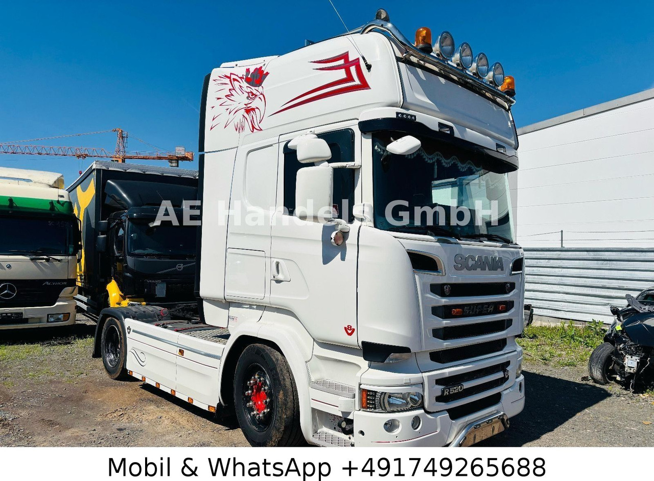 Τράκτορας Scania R520 TopLine LL LOW *Retarder/Standklima/2xTank: φωτογραφία 1