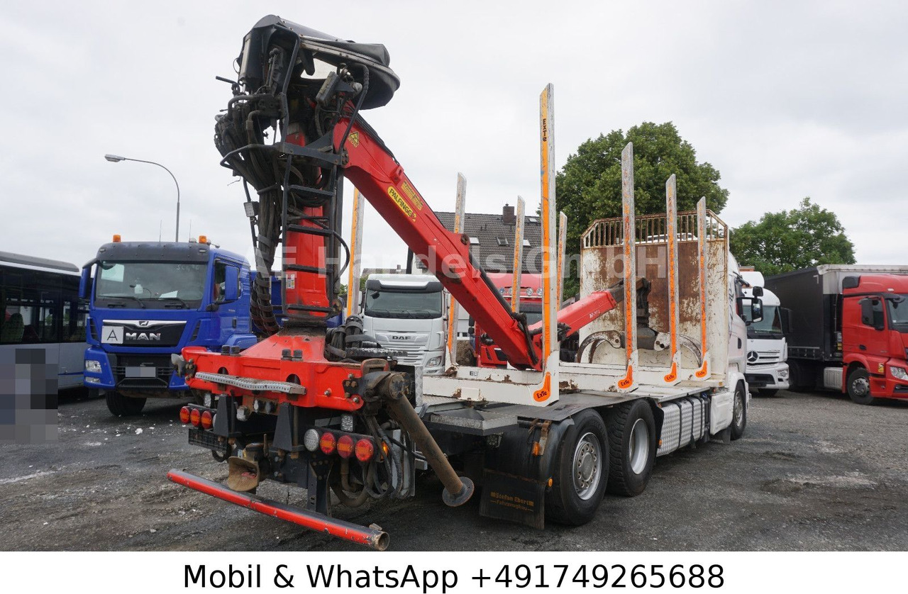 Scania R580 V8 Highline Palfinger-M120L97 *Retarder/ACC - Φορτηγό ξυλείας, Φορτηγό με γερανό: φωτογραφία 4 Scania R580 V8 Highline Palfinger-M120L97 *Retarder/ACC - Φορτηγό ξυλείας, Φορτηγό με γερανό: φωτογραφία 4