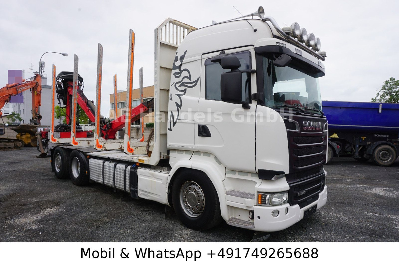 Scania R580 V8 Highline Palfinger-M120L97 *Retarder/ACC - Φορτηγό ξυλείας, Φορτηγό με γερανό: φωτογραφία 2 Scania R580 V8 Highline Palfinger-M120L97 *Retarder/ACC - Φορτηγό ξυλείας, Φορτηγό με γερανό: φωτογραφία 2
