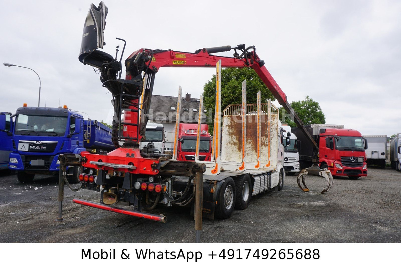 Scania R580 V8 Highline Palfinger-M120L97 *Retarder/ACC - Φορτηγό ξυλείας, Φορτηγό με γερανό: φωτογραφία 3 Scania R580 V8 Highline Palfinger-M120L97 *Retarder/ACC - Φορτηγό ξυλείας, Φορτηγό με γερανό: φωτογραφία 3