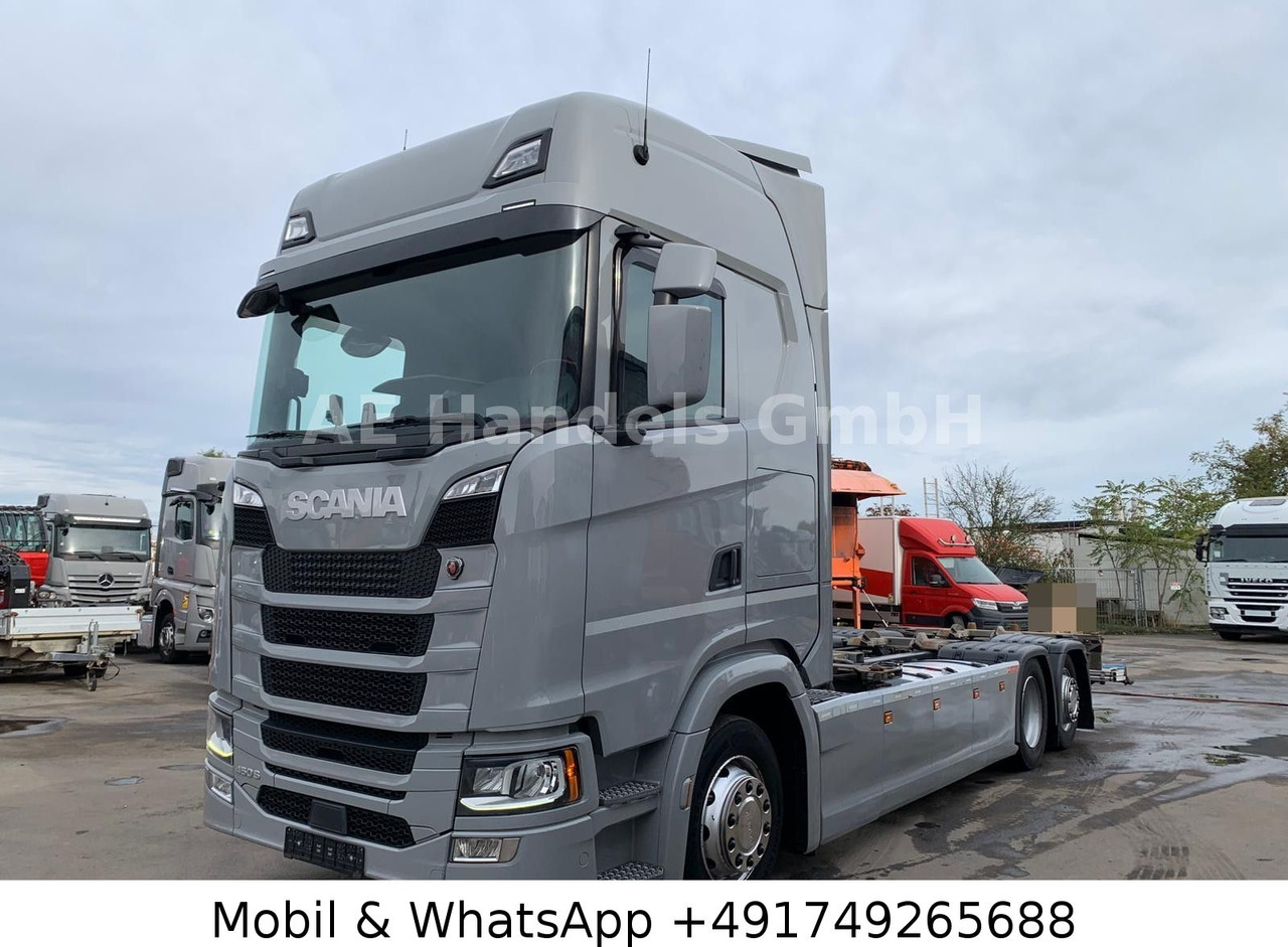 Scania S450 HighLine BDF *Retarder/Lenk+Lift/Multi/LBW - Φορτηγό μεταφοράς εμπορευματοκιβωτίων/ Κινητό αμάξωμα: φωτογραφία 1 Scania S450 HighLine BDF *Retarder/Lenk+Lift/Multi/LBW - Φορτηγό μεταφοράς εμπορευματοκιβωτίων/ Κινητό αμάξωμα: φωτογραφία 1