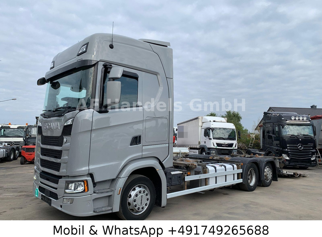 Scania S450 HighLine BDF *Retarder/Lenk+Lift/Multi/LBW - Φορτηγό μεταφοράς εμπορευματοκιβωτίων/ Κινητό αμάξωμα: φωτογραφία 3 Scania S450 HighLine BDF *Retarder/Lenk+Lift/Multi/LBW - Φορτηγό μεταφοράς εμπορευματοκιβωτίων/ Κινητό αμάξωμα: φωτογραφία 3