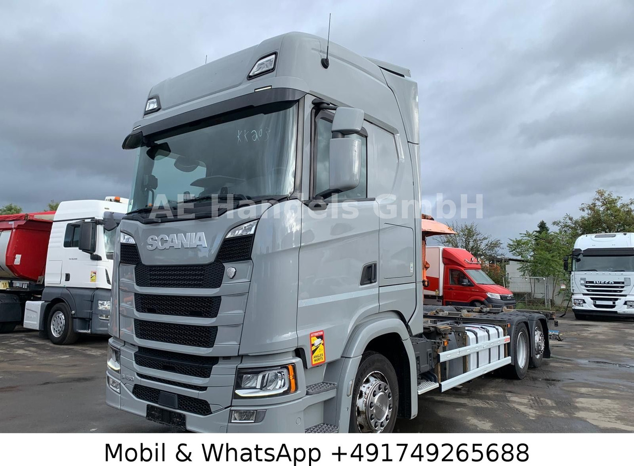 Scania S450 HighLine BDF *Retarder/Lenk+Lift/Multi/LBW - Φορτηγό μεταφοράς εμπορευματοκιβωτίων/ Κινητό αμάξωμα: φωτογραφία 1 Scania S450 HighLine BDF *Retarder/Lenk+Lift/Multi/LBW - Φορτηγό μεταφοράς εμπορευματοκιβωτίων/ Κινητό αμάξωμα: φωτογραφία 1