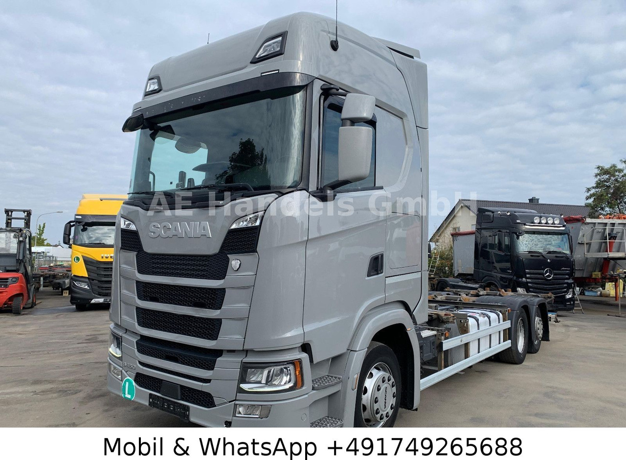 Scania S450 HighLine BDF *Retarder/Lenk+Lift/Multi/LBW - Φορτηγό μεταφοράς εμπορευματοκιβωτίων/ Κινητό αμάξωμα: φωτογραφία 2 Scania S450 HighLine BDF *Retarder/Lenk+Lift/Multi/LBW - Φορτηγό μεταφοράς εμπορευματοκιβωτίων/ Κινητό αμάξωμα: φωτογραφία 2