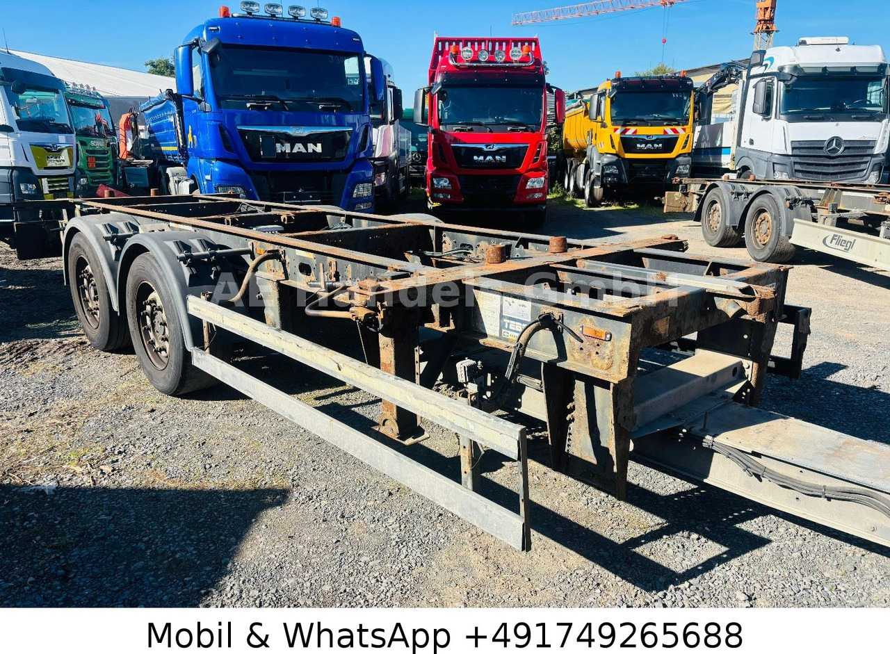 Schmitz Cargobull ZWF 18/L Tandem BDF Tiefgekoppelt*Scheibenbremse - Ρυμούλκα σασί: φωτογραφία 1 Schmitz Cargobull ZWF 18/L Tandem BDF Tiefgekoppelt*Scheibenbremse - Ρυμούλκα σασί: φωτογραφία 1