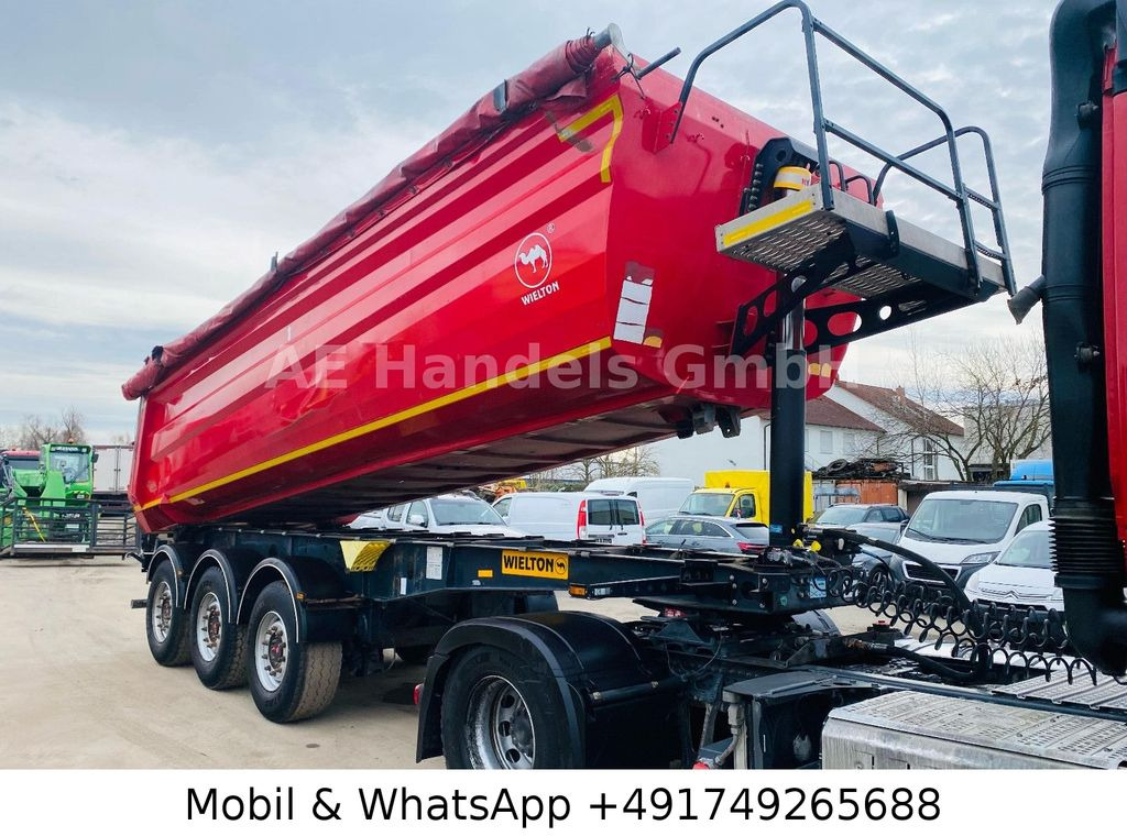 Wielton NW-3 Stahl *26m³/1.Liftachse/Rollplane/Podest - Επικαθήμενο ανατρεπόμενο: φωτογραφία 1 Wielton NW-3 Stahl *26m³/1.Liftachse/Rollplane/Podest - Επικαθήμενο ανατρεπόμενο: φωτογραφία 1