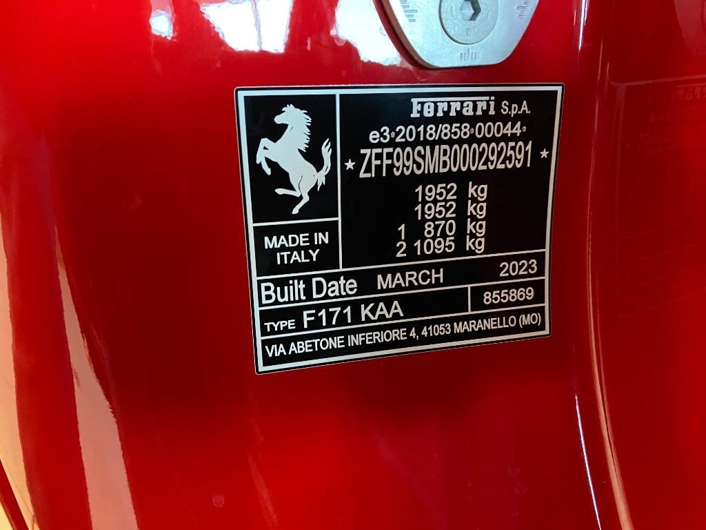 Αυτοκίνητο Ferrari 296 GTB Origine Françaises TVA Récupérable neuve: φωτογραφία 8