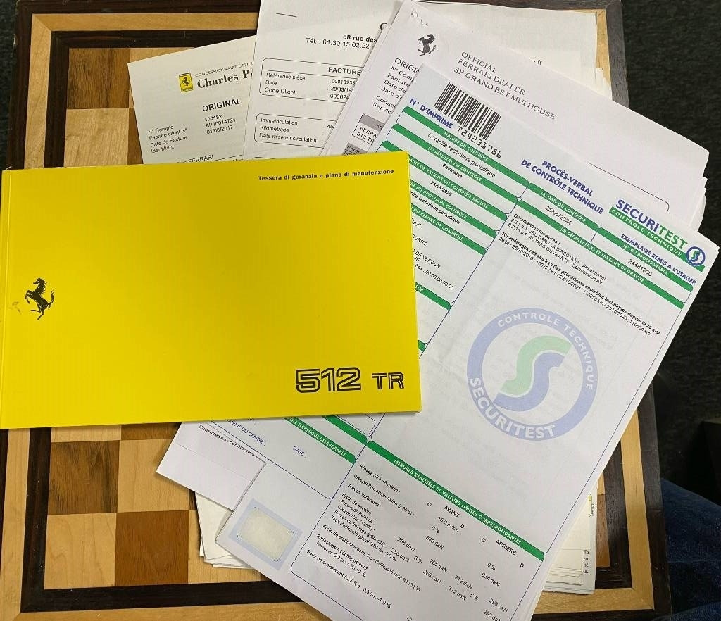 Αυτοκίνητο Ferrari 512 TR TESTAROSSA F110HB Origine Française: φωτογραφία 9 Αυτοκίνητο Ferrari 512 TR TESTAROSSA F110HB Origine Française: φωτογραφία 9