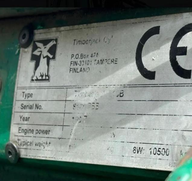 Λαστιχοφόρα προωθητικo - forwarder Timberjack 810B PORTEUR GRUE FORESTIER: φωτογραφία 9