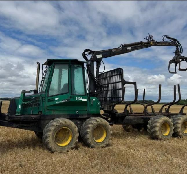 Λαστιχοφόρα προωθητικo - forwarder Timberjack 810B PORTEUR GRUE FORESTIER: φωτογραφία 8