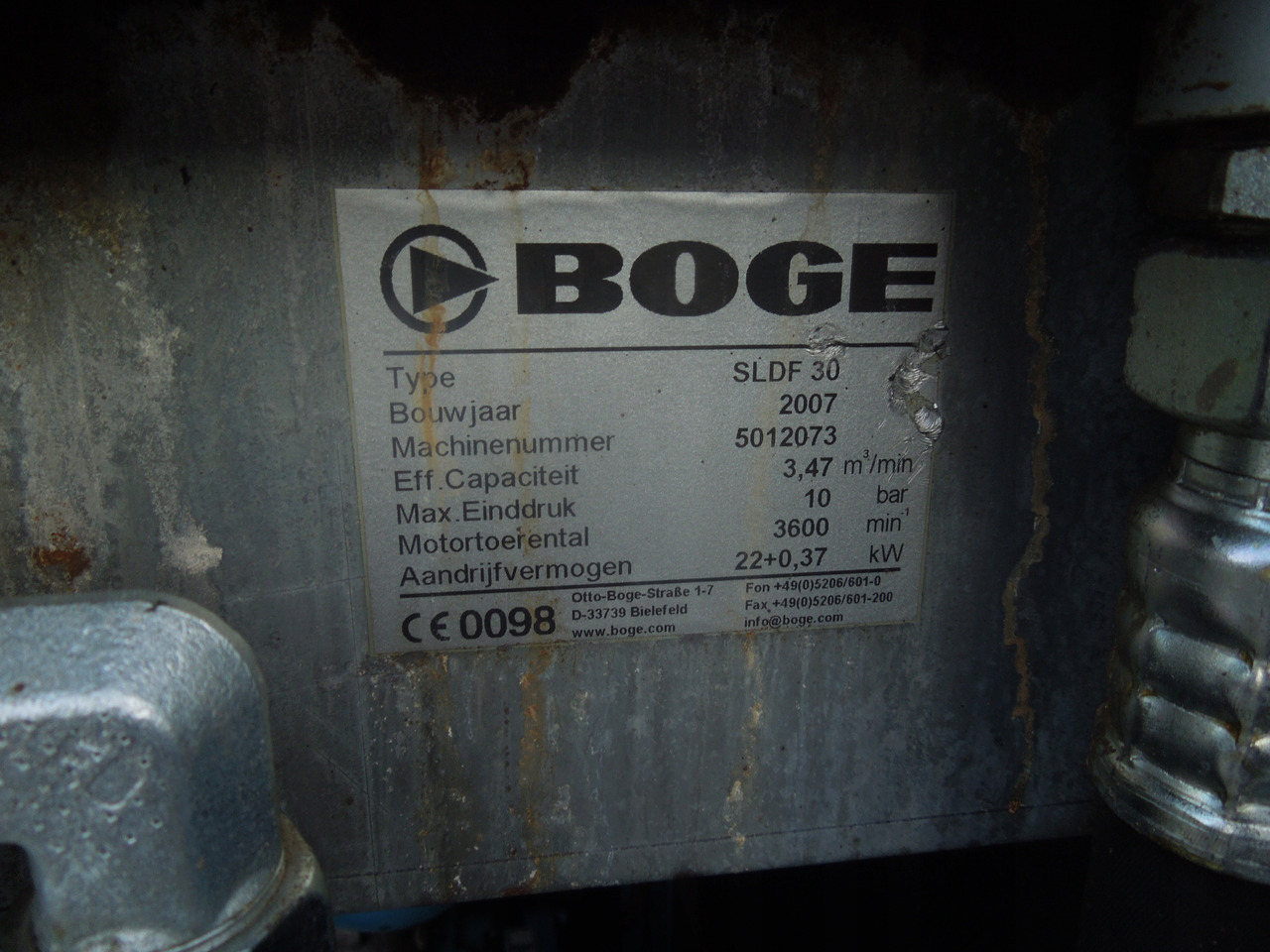 BOGE SLDF30 - Αεροσυμπιεστής: φωτογραφία 4 BOGE SLDF30 - Αεροσυμπιεστής: φωτογραφία 4
