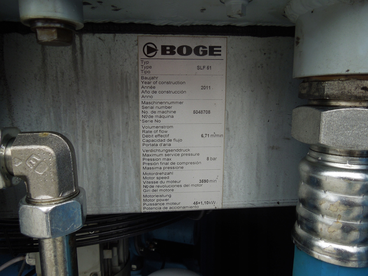 Boge SLF51 - Αεροσυμπιεστής: φωτογραφία 5 Boge SLF51 - Αεροσυμπιεστής: φωτογραφία 5