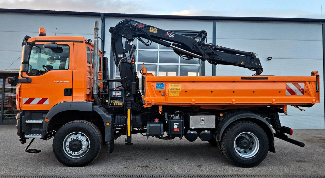 MAN TGM 18.280 4x4 HIAB 111-3 Funk Kran Winterdienst - Φορτηγό ανατρεπόμενο, Φορτηγό με γερανό: φωτογραφία 5 MAN TGM 18.280 4x4 HIAB 111-3 Funk Kran Winterdienst - Φορτηγό ανατρεπόμενο, Φορτηγό με γερανό: φωτογραφία 5