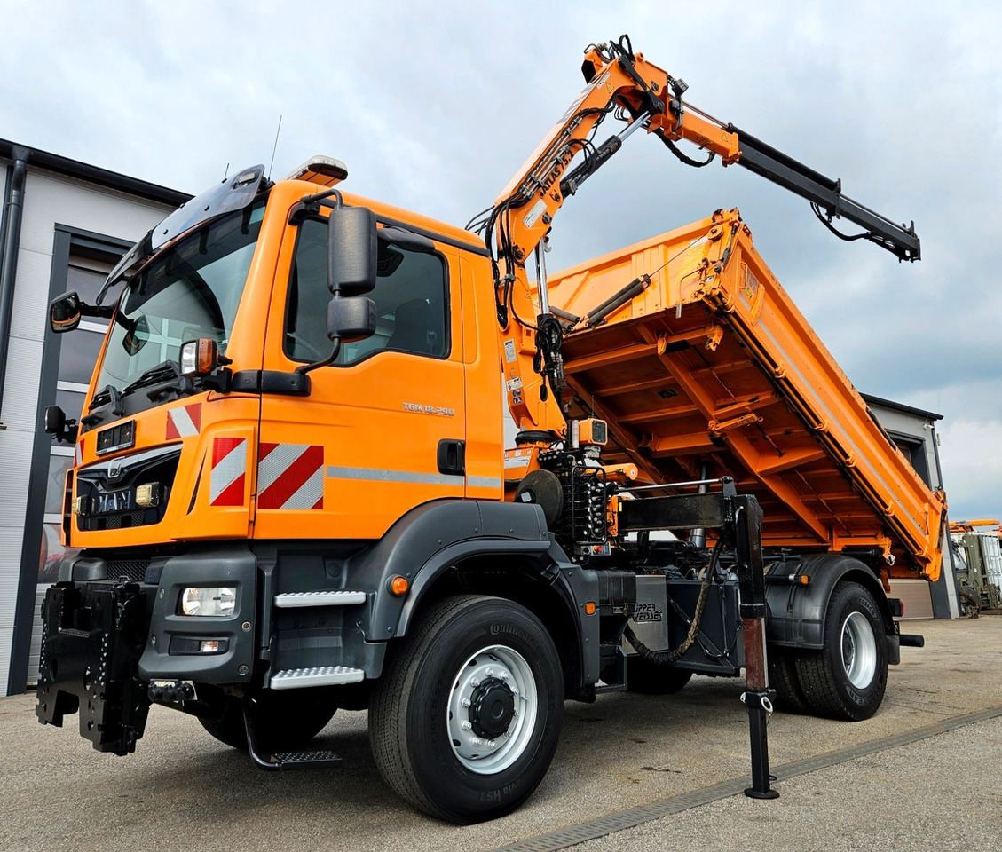 MAN TGM 18.290 4x4 Atlas 75.2 Kran Funk Euro6 - Φορτηγό ανατρεπόμενο, Φορτηγό με γερανό: φωτογραφία 5 MAN TGM 18.290 4x4 Atlas 75.2 Kran Funk Euro6 - Φορτηγό ανατρεπόμενο, Φορτηγό με γερανό: φωτογραφία 5