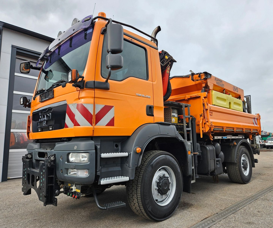 MAN TGM 18.290 4x4 Palfinger PK7001 Kran Funk Euro5 - Φορτηγό ανατρεπόμενο, Φορτηγό με γερανό: φωτογραφία 4 MAN TGM 18.290 4x4 Palfinger PK7001 Kran Funk Euro5 - Φορτηγό ανατρεπόμενο, Φορτηγό με γερανό: φωτογραφία 4