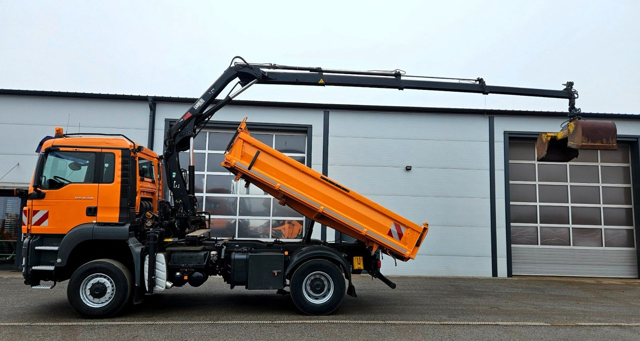 MAN TGS 18.320 4x4 BL HIAB 099-BS3 Funk Kran Euro5 - Φορτηγό ανατρεπόμενο, Φορτηγό με γερανό: φωτογραφία 3 MAN TGS 18.320 4x4 BL HIAB 099-BS3 Funk Kran Euro5 - Φορτηγό ανατρεπόμενο, Φορτηγό με γερανό: φωτογραφία 3