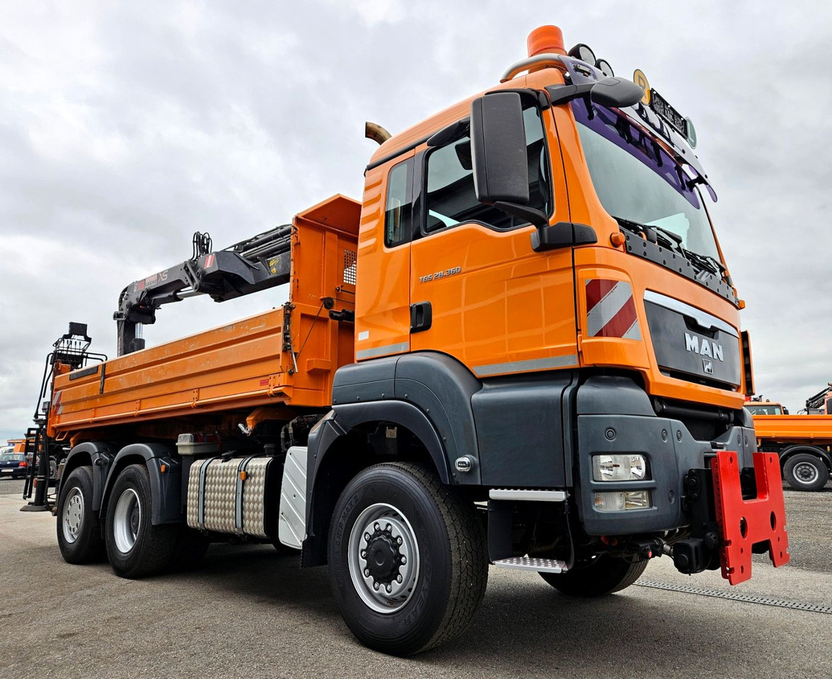 MAN TGS 28.360 6x4-4 HIAB 144E-4 Kran Euro5 - Φορτηγό ανατρεπόμενο, Φορτηγό με γερανό: φωτογραφία 1 MAN TGS 28.360 6x4-4 HIAB 144E-4 Kran Euro5 - Φορτηγό ανατρεπόμενο, Φορτηγό με γερανό: φωτογραφία 1