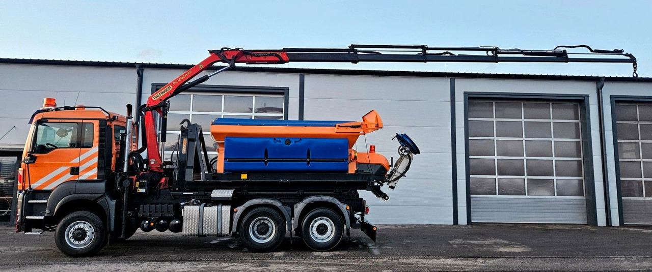 MAN TGS 28.400 6x4-4 BL Palfinger PK12002 Kran Euro5 - Φορτηγό ανατρεπόμενο, Φορτηγό με γερανό: φωτογραφία 3 MAN TGS 28.400 6x4-4 BL Palfinger PK12002 Kran Euro5 - Φορτηγό ανατρεπόμενο, Φορτηγό με γερανό: φωτογραφία 3