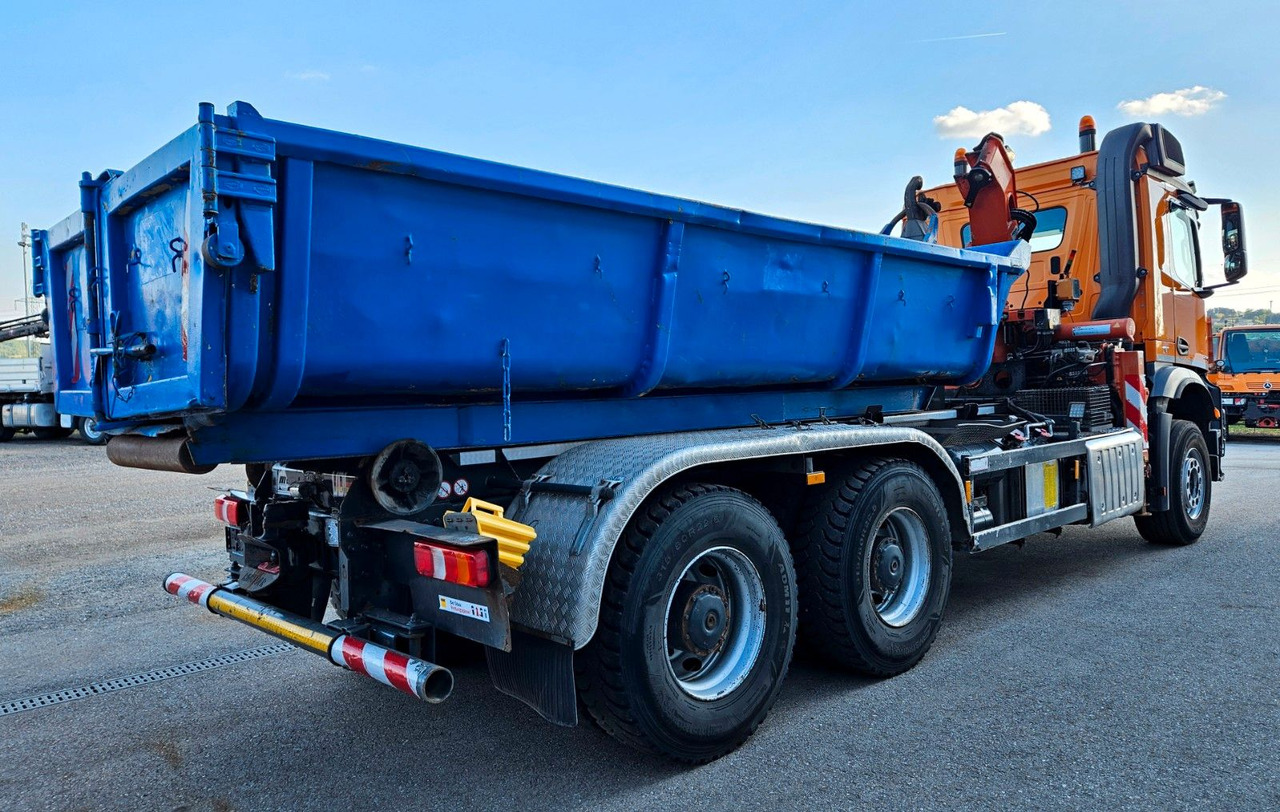 Mercedes-Benz AROCS 2645 6x4 Kran Atlas 240.2E A4 - Φορτηγό φόρτωσης γάντζου, Φορτηγό με γερανό: φωτογραφία 4 Mercedes-Benz AROCS 2645 6x4 Kran Atlas 240.2E A4 - Φορτηγό φόρτωσης γάντζου, Φορτηγό με γερανό: φωτογραφία 4