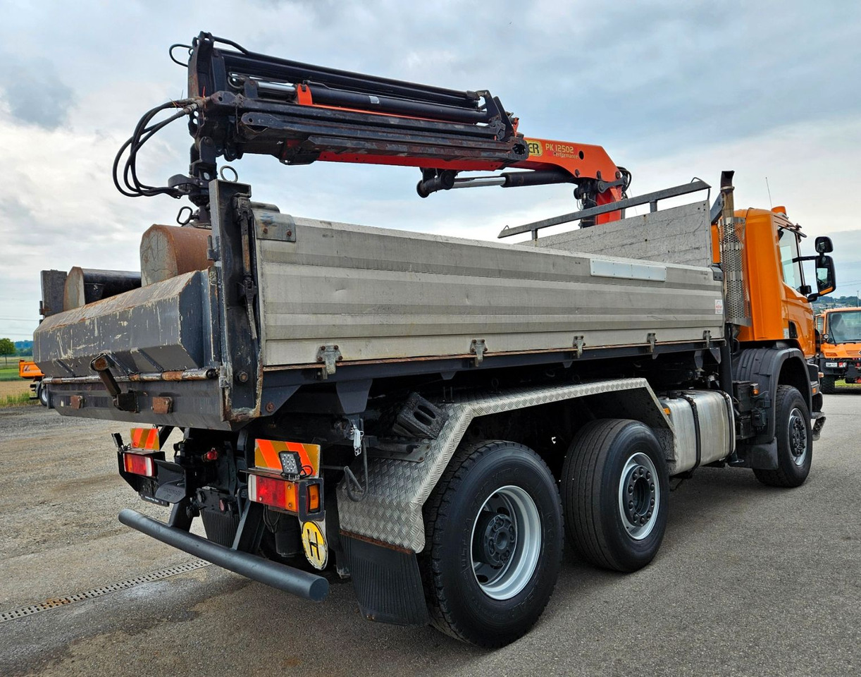 Scania P114 380 6x4-4 Palfinger PK12502 Kran Funk - Φορτηγό ανατρεπόμενο, Φορτηγό με γερανό: φωτογραφία 5 Scania P114 380 6x4-4 Palfinger PK12502 Kran Funk - Φορτηγό ανατρεπόμενο, Φορτηγό με γερανό: φωτογραφία 5