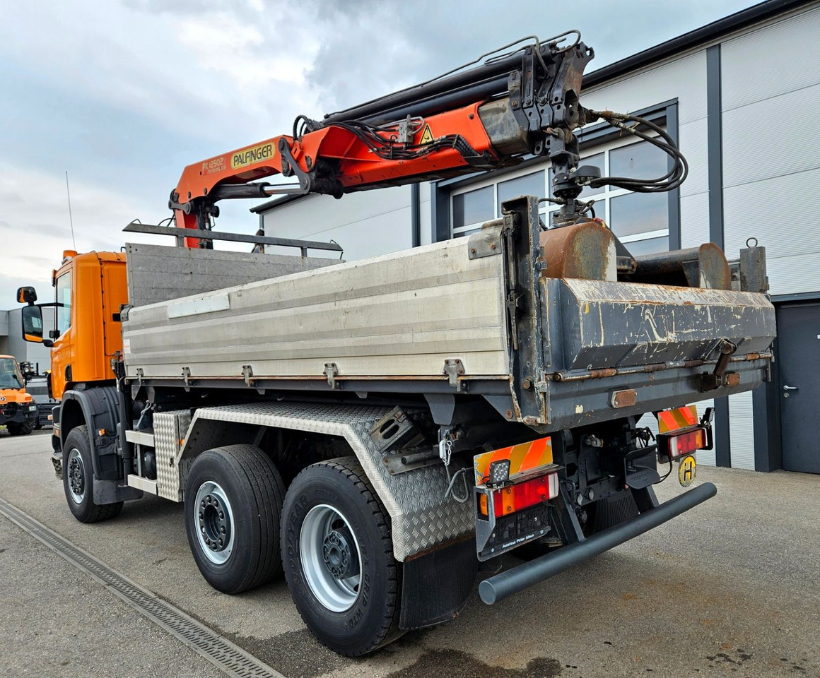 Scania P114 380 6x4-4 Palfinger PK12502 Kran Funk - Φορτηγό ανατρεπόμενο, Φορτηγό με γερανό: φωτογραφία 4 Scania P114 380 6x4-4 Palfinger PK12502 Kran Funk - Φορτηγό ανατρεπόμενο, Φορτηγό με γερανό: φωτογραφία 4