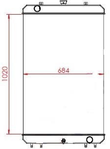 RADIATORE HITACHI ZW250.3 -LCH 263H2-12502 - Ψυγείο αυτοκίνητο: φωτογραφία 1 RADIATORE HITACHI ZW250.3 -LCH 263H2-12502 - Ψυγείο αυτοκίνητο: φωτογραφία 1