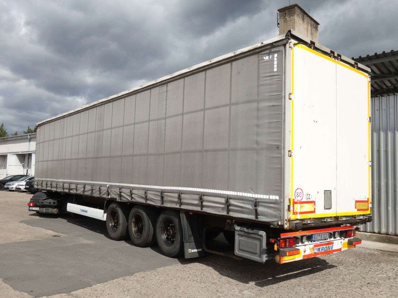 Krone SD Standard, Liftachse - Επικαθήμενο κουρτίνα: φωτογραφία 4 Krone SD Standard, Liftachse - Επικαθήμενο κουρτίνα: φωτογραφία 4