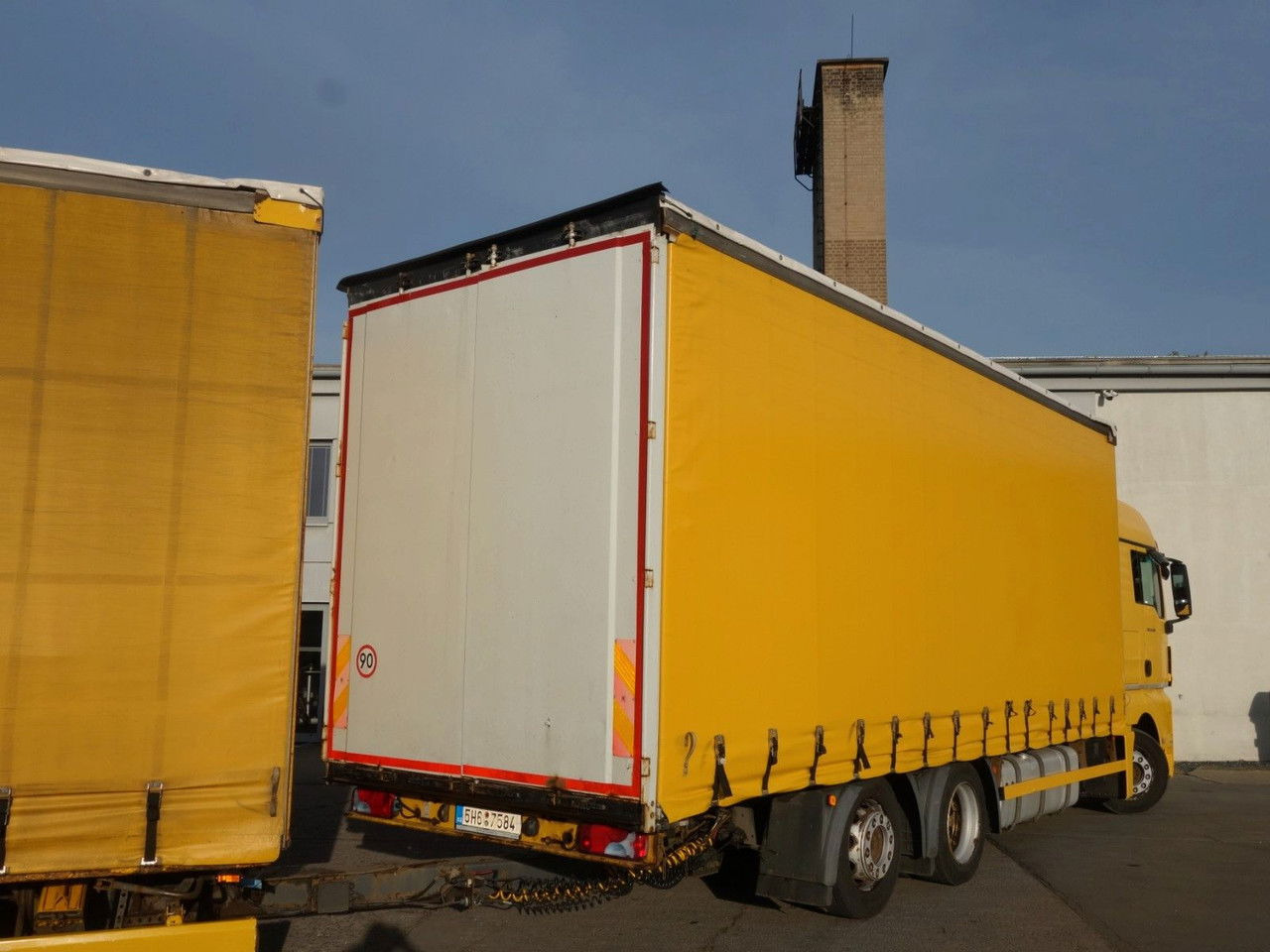 Φορτηγό μουσαμάς MAN TGX 24.400 EEV 6x2 + Anhänger Krone 120m3: φωτογραφία 6