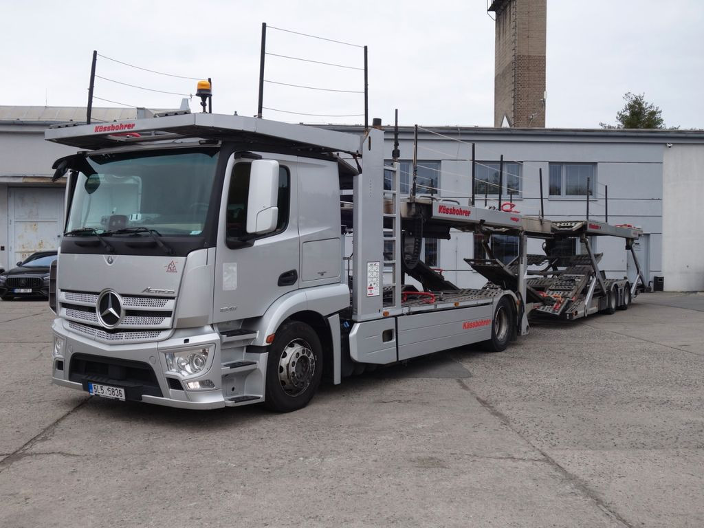 Mercedes-Benz Actros 1843 mit Kässbohrer Metago/Supertrans - Φορτηγό αυτοκινητάμαξα: φωτογραφία 1 Mercedes-Benz Actros 1843 mit Kässbohrer Metago/Supertrans - Φορτηγό αυτοκινητάμαξα: φωτογραφία 1
