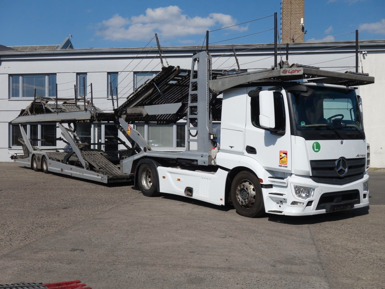Mercedes-Benz Actros 1846 mit Euro LOHR, VDI Certificate - Φορτηγό αυτοκινητάμαξα: φωτογραφία 2 Mercedes-Benz Actros 1846 mit Euro LOHR, VDI Certificate - Φορτηγό αυτοκινητάμαξα: φωτογραφία 2
