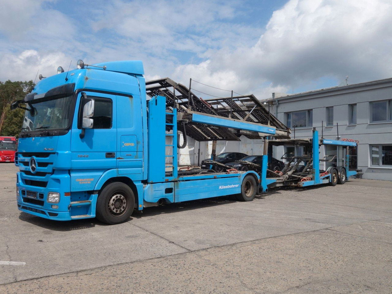 Mercedes-Benz Actros 1846 mit Kässbohrer Metago/Vario - Φορτηγό αυτοκινητάμαξα: φωτογραφία 2 Mercedes-Benz Actros 1846 mit Kässbohrer Metago/Vario - Φορτηγό αυτοκινητάμαξα: φωτογραφία 2
