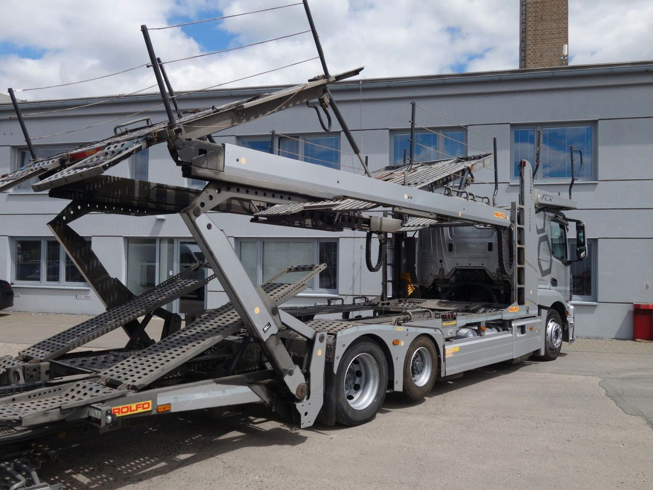 Mercedes-Benz Actros 2443 mit Rolfo FLX, Certifikation VDI - Φορτηγό αυτοκινητάμαξα: φωτογραφία 5 Mercedes-Benz Actros 2443 mit Rolfo FLX, Certifikation VDI - Φορτηγό αυτοκινητάμαξα: φωτογραφία 5