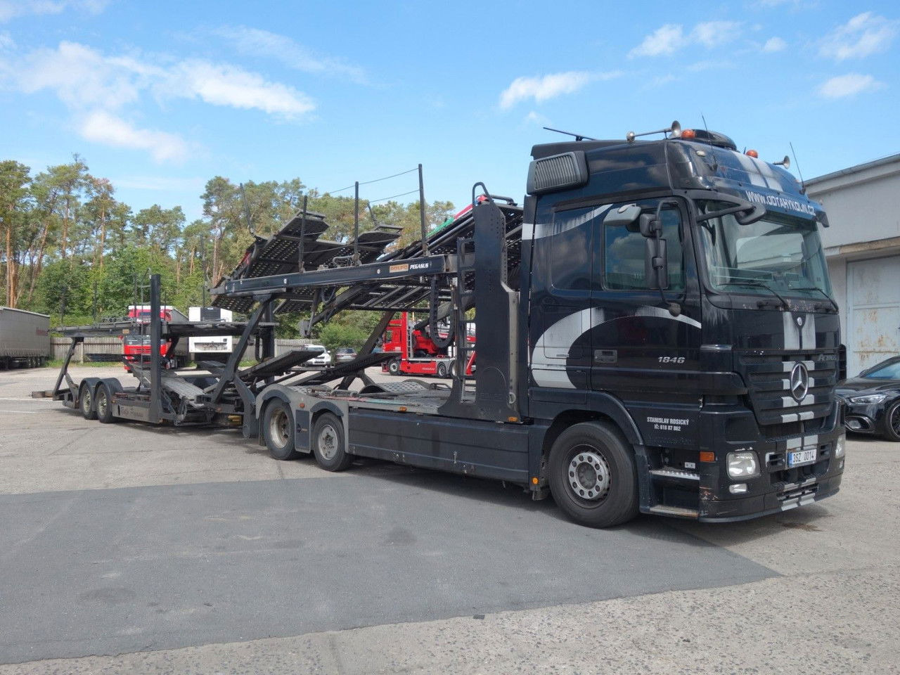 Mercedes-Benz Actros 2446 mit Rolfo für 10 PKW, Retarder - Φορτηγό αυτοκινητάμαξα: φωτογραφία 2 Mercedes-Benz Actros 2446 mit Rolfo für 10 PKW, Retarder - Φορτηγό αυτοκινητάμαξα: φωτογραφία 2