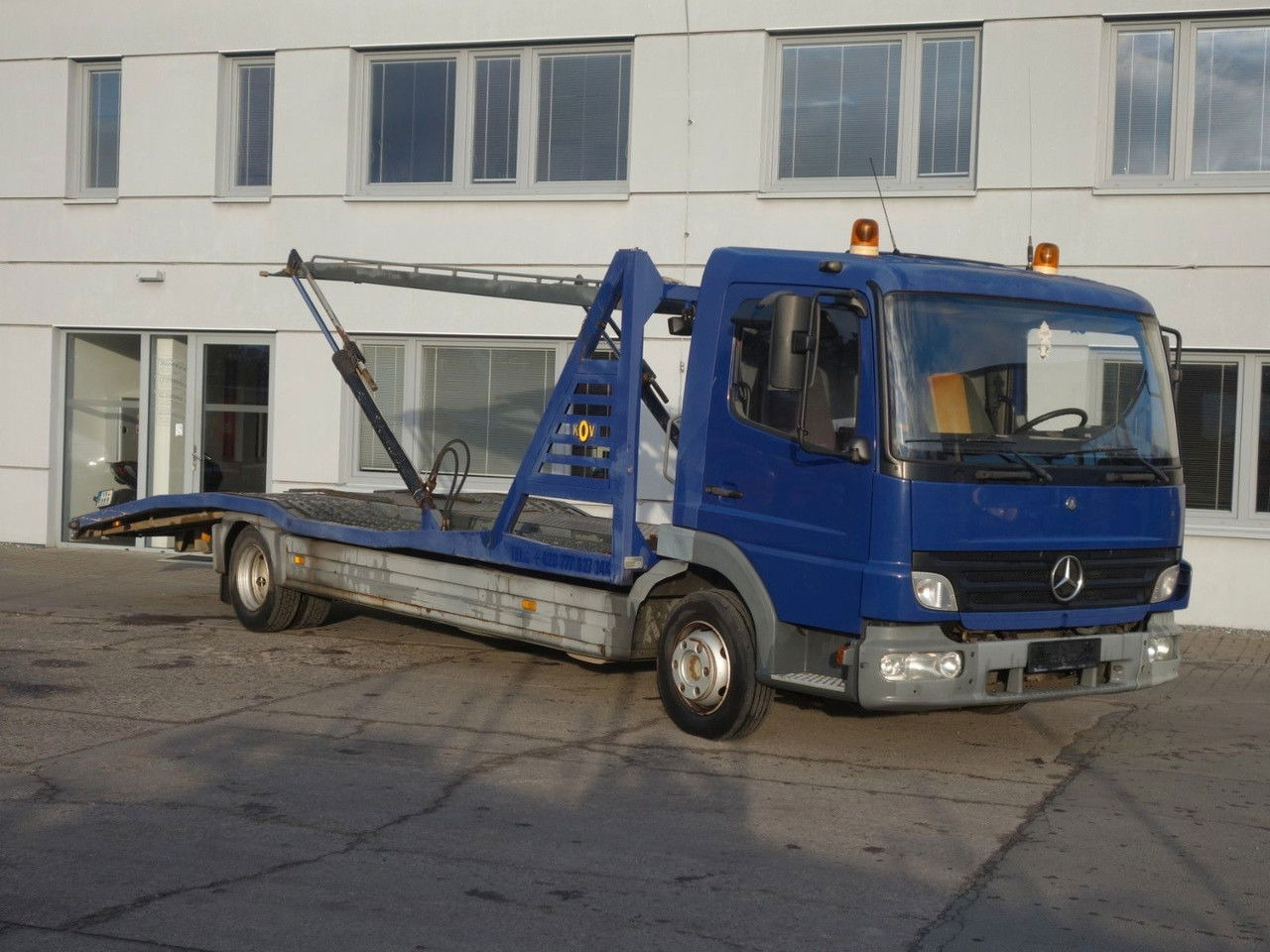 Φορτηγό αυτοκινητάμαξα Mercedes-Benz Atego 815 für 2 PKW: φωτογραφία 1